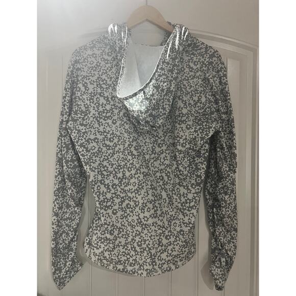 🌸 G/FORE Women's Outline Floral Cozy Jersey Full Zip Mid Layer Golf Jacket (XL) - Picture 5 of 11